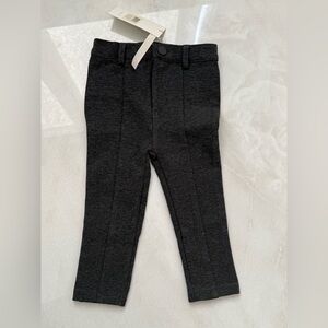 Brand New with Tags - Lil Legs Knit Stretch Pants with Seam 24M- Heather Grey